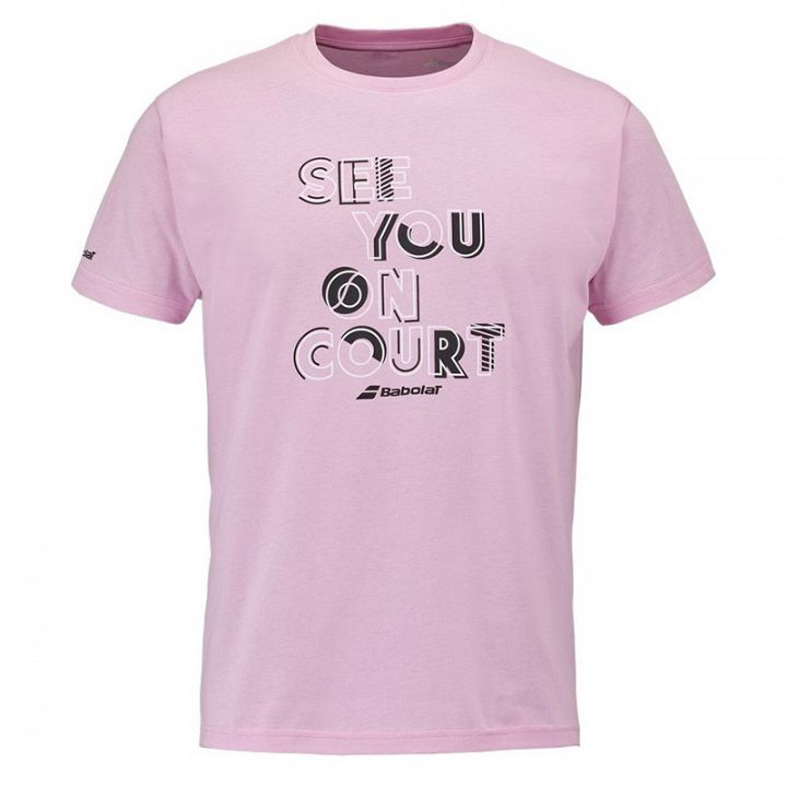 Babolat Exercise Message Tee Lilac